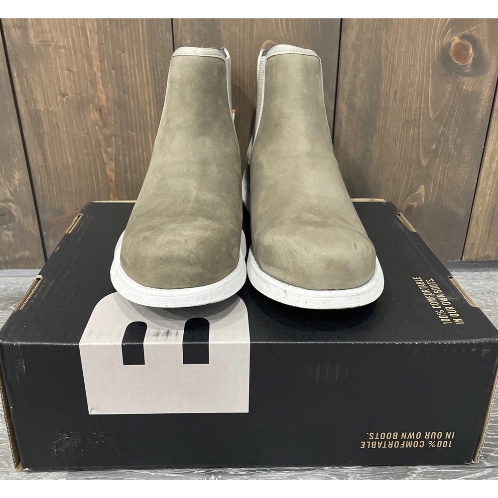 New‎ BOGS Cypress Chelsea Nano-Composite Safety Toe Taupe Waterproof Women's 9.5